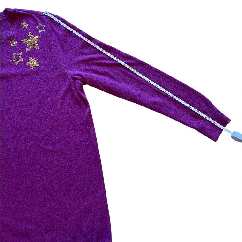💖 5 for $25 💖 Purple Lane Bryant Sweater with Sequins Star Detail, size 14/16